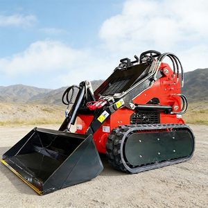 Demand for Best-selling Machinery Miniskid Steer <b>Stand</b> on Operation Manganese Steel Bucket for Narrow Space Construction - Product Image 3