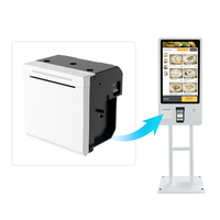 Imprimante thermique encastrée Cashino 80mm EP-385C avec coupeur automatique 3 pouces 80mm, interface RS232 USB LAN pour système de file d'attente