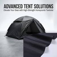 Tissu en nylon jacquard 200D durable, imperméable et résistant aux déchirures pour auvents, tentes, sacs d'extérieur, produits pour animaux de compagnie, pochettes de rangement et utilisations en canopée