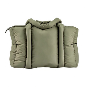 Sac de voyage matelassé en nylon avec logo personnalisé, sac à langer pour maman, sac de week-end - Product Image 3
