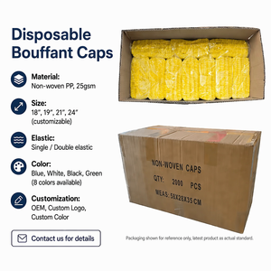 <span class=keywords><strong>Gorro</strong></span> de Redecilla para el Cabello de Grado Alimenticio, para Servicios de Catering y Cocina, Antivaho, Marca Personalizada, Ligero, Suave y Cómodo, Fabricante Chino - Product Image 5