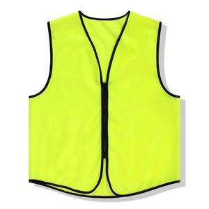 Venta Directa de Fábrica: Chaleco de Seguridad Infantil Fluorescente con Cinta Reflectante y Cremallera, Venta al Por Mayor para Voluntarios - Product Image 2