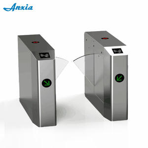 Porte piétonnière de tourniquet de barrière d'aileron d'acier inoxydable du canal 304 de système de contrôle d'accès de gestion du trafic de sécurité automatique - Product Image 6