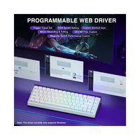 Aula Hero68 HE Magnetic Switch Keyboard Rapid Trigger 8K Wired RGB Backlit Side Printed PBT Keycaps For FPS Gaming