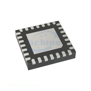 ชิ้นส่วนอิเล็กทรอนิกส์แบบฝังตัว ATTINY48-MMUR 28 VFQFN แบบมีแผ่นรองรับสัญญาณภายนอก - Product Image 1