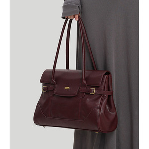 Sac fourre-tout en cuir de vache véritable pour femme, grande capacité, sac à bandoulière pour trajets quotidiens, sac à main minimaliste haut de gamme pour le travail - Product Image 6