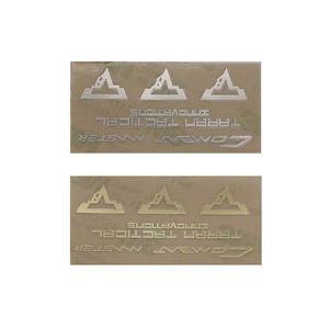 2025 autocollants tactiques de haute qualité autocollants en métal pour équipement de terrain décoration de pistolet jouet extérieur - Product Image 4