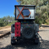 Tente de toit rigide pour voiture, sac à chaussures de camping en plein air, vente chaude, aluminium, Dachzelt, tente de toit rigide pour voiture, Australie