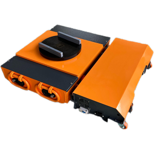 Chariot de transport électrique de 40 tonnes, équipement de déplacement de machines, chariot à roulettes, chariot lourd, rotation droite, portage universel, roue libre - Product Image 3