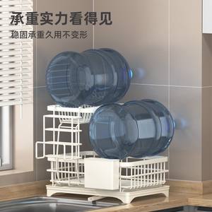 ชั้นวางจานในครัวแบบกำหนดเองได้ พร้อมถาดรองน้ำหยดแห้งเร็ว ชั้นวางแบบตาข่ายสี่เหลี่ยม ภาชนะใส่เครื่องปรุงรส สไตล์แลนด์มาร์ค - Product Image 4