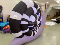 Mascotte géante gonflable d'escargot animal cartoon pour la décoration de fête à thème de parc
