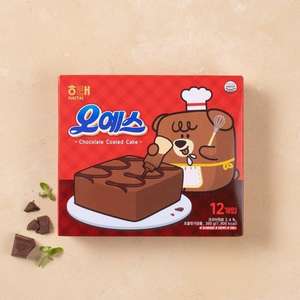 Pastel Relleno de Chocolate con Sabor a Pistacho, Bocadillo Coreano, 360g - Product Image 2