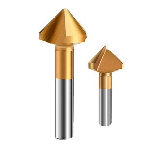 TiN Coating HSSE Chamfering <strong>Countersink</strong> <strong>Drill</strong> Bits with 90 Degrees for Drilling - Product Image 4