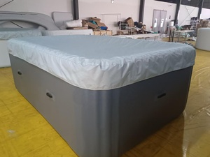 <span class=keywords><strong>Piscine</strong></span> rectangulaire gonflable en PVC pour usage familial, <span class=keywords><strong>piscine</strong></span> pliable <span class=keywords><strong>de</strong></span> haute qualité avec couverture isolante thermique à vendre - Product Image 4