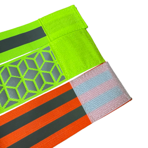 Fascia Riflettente Regolabile per Braccio e Caviglia in Poliestere, Accessorio per Corsa - Product Image 2