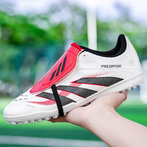 Chaussures <span class=keywords><strong>de</strong></span> football/soccer montantes respirantes pour enfants et adultes, tige synthétique, semelle extérieure en caoutchouc, crampons longs, en stock - Product Image 6