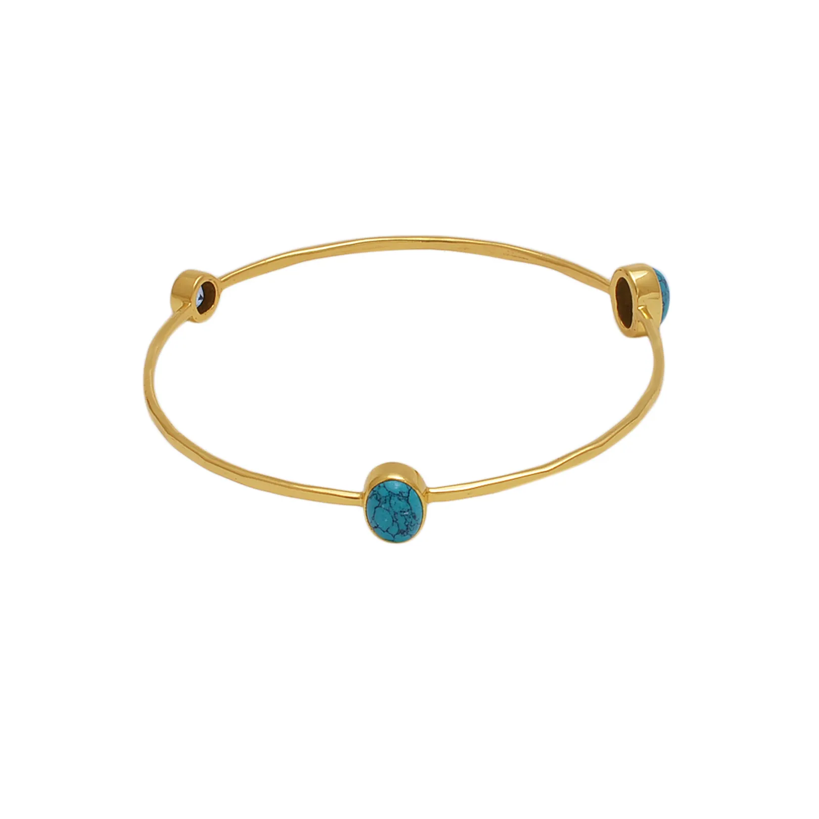 Pulseira de ouro vaca turquesa artesanal, prata esterlina azul topaz, atacado joias da moda casa de plata