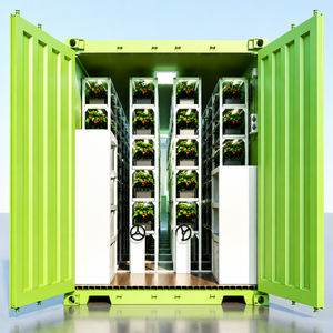 Système de culture hydroponique intelligent pour fraises, grande capacité, avec gestion climatique automatisée, agriculture verticale intérieure - Product Image 2