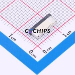 FPC-0.5AS-10PWCR-H20 FFC/FPC Connector SMD,P=0.5mm,Horizontal Mount Connector Drawer Type Top Contact 10P 0.5mm - Product Image 2