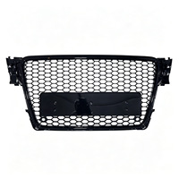 Pour Audi A4 B8 2008-2012, calandre avant en nid d'abeille, style RS, grille de ventilation sport, amélioration extérieure