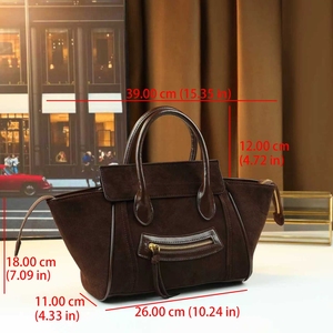 Sac à main portable tendance style rétro avec visage souriant, nouvelle collection mode européenne et américaine - Product Image 3