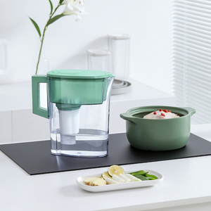 3.5 lít nhựa Alkaline lọc nước bình than hoạt tính lọc Hướng dẫn sử dụng Powered xách tay hộ gia đình Lọc Jug - Product Image 2