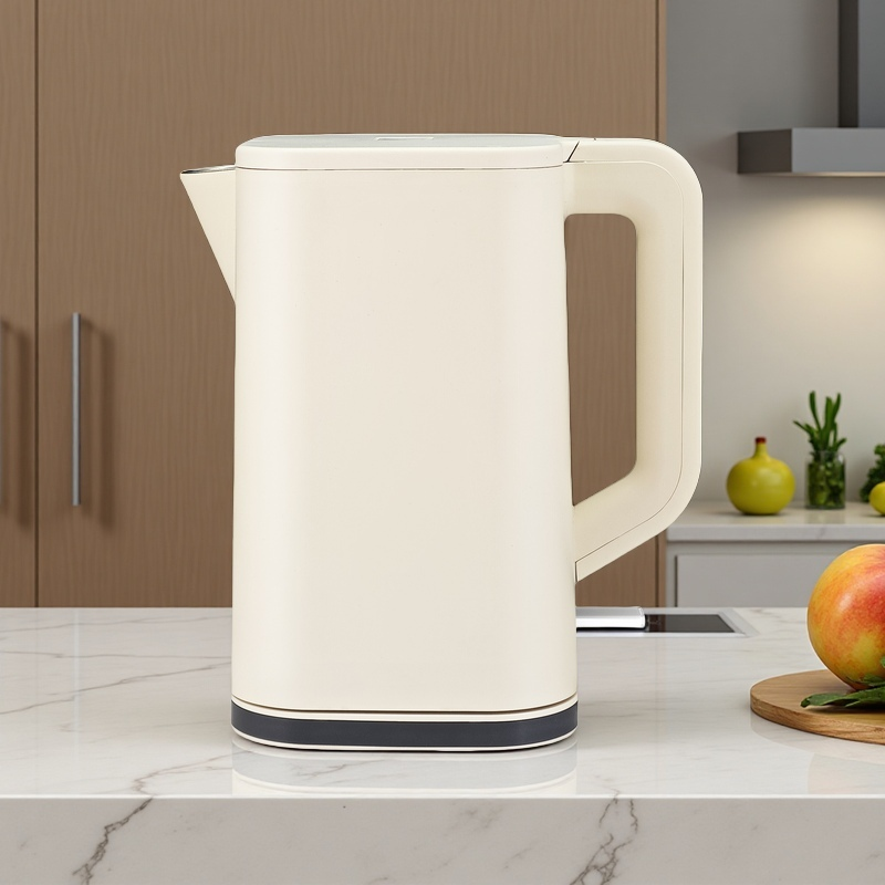 Newest Square Electric Water Kettle 1.2L Double Layer Tea Heater Smart Home Appliances for Kitchen