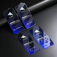Protection d'écran en verre trempé transparent HD 300CC pour Apple iPhone 17 Pro Max et 16 Pro Max