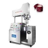 Machine d'émulsification et d'homogénéisation sous vide GPOT-20l pour crèmes de soin, cuve de mélange sous vide, équipement de mélange et de défoaming