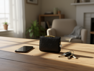 Portafoglio da Donna a Tre Pieghe con Clip, 7 Pollici, in Pelle Sintetica in Microfibra, Tinta Unita, Porta Soldi con Clip - Product Image 2