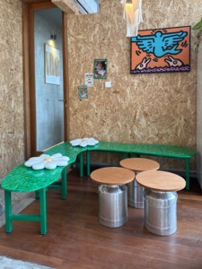 Reliable Recycled <b>Plastic</b> Frame Modern Craftsman Water Resistant 2-Seater Outdoor School <b>Bench</b> for Eco Friendly Patio - Product Image 5