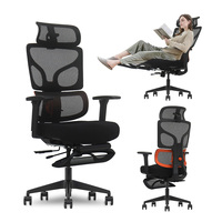 Nouvelle chaise de gaming confortable, chaise de direction ergonomique, chaise d'ordinateur inclinable, chaise de bureau pivotante en maille pour le travail et le gaming