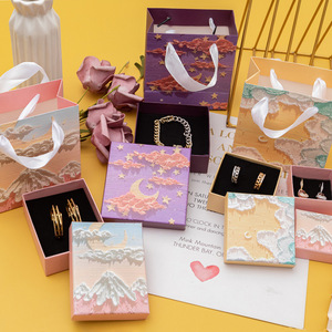 Cajas de Embalaje de Joyería al por Mayor, Pequeñas, Negras, Personalizadas, de Cartón Kraft, para Anillos y Aretes, Embalaje de Belleza con Envío Gratuito - Product Image 1