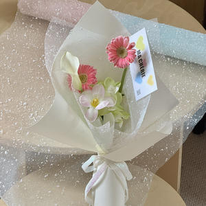 Malla de guinga, venta al por mayor, ramo de embalaje, hilo de red, floristería, papel de embalaje de flores - Product Image 2