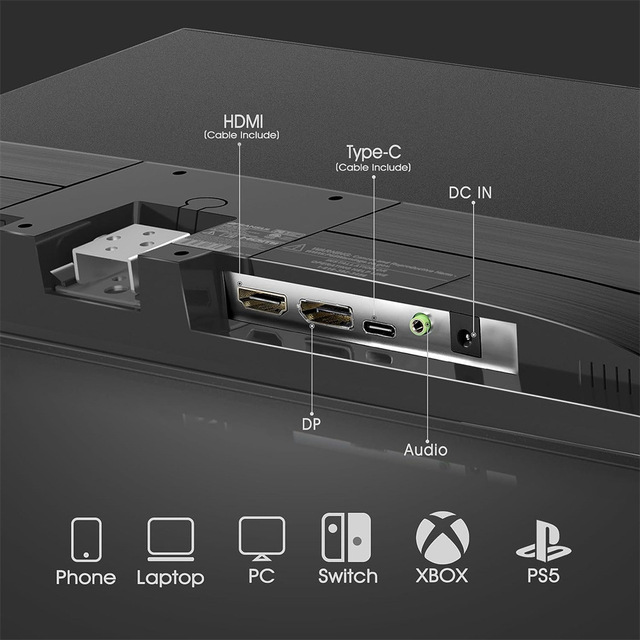 Cross-border 24-inch LED-backlit Tension Nightmare Panel 200Hz 1ms 4000:1 Contrast Ratio Computer Monitor Desktop Gaming