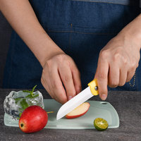 Nouvelle cuisine colorée forme jaune Mini couteaux pliants cuisine couteau à fruits en céramique