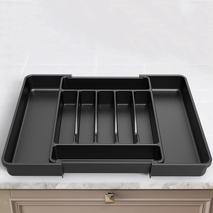 Organizzatore per <span class=keywords><strong>posate</strong></span> extra large espandibile, vassoio <span class=keywords><strong>porta</strong></span> <span class=keywords><strong>posate</strong></span> da cucina, organizer per utensili da cucina, <span class=keywords><strong>porta</strong></span> <span class=keywords><strong>posate</strong></span> regolabile - Product Image 6