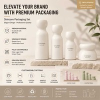Fabricant d'emballages cosmétiques OEM ODM, flacon cosmétique à pompe pour émulsion, forme unique, beige mat
