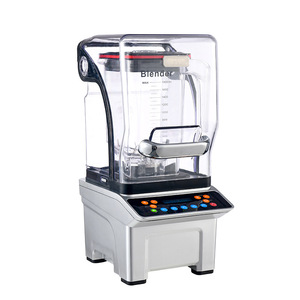 Licuadora Comercial Onos de 3000-5000W con Cuchilla de Acero Inoxidable y Protector Antisalpicaduras para Cafeterías y Tiendas de Té con Leche - Product Image 2