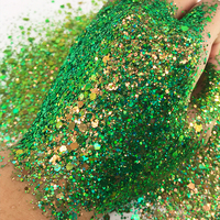 En vrac Métallique Caméléon Écologique Chunky Couleur Changement Paillettes Poudre Néon Fluorescent Arc-En-Ciel Irisé Mélange Paillettes