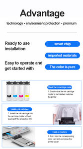 Goosam T10Y1 T0W1 T0W2 T0W3 T0W4 Sac d'encre avec puce à usage unique pour imprimante Epson WorkForce Pro WF-C5890/WF-C5390 pour l'Australie - Product Image 3