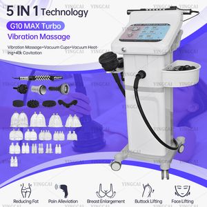 Appareil de massage corporel vibrant 5 en 1 G5 + G10 avec ventouses à vide, 32 ventouses, pour remodelage corporel et amincissement des graisses, modèle 2026 - Product Image 2