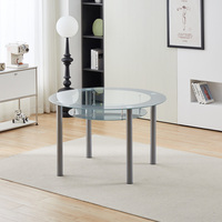 Ensembles de tables à manger modernes et luxueuses pour la maison, en verre, Comedores Mesa De Comedor, pour utilisation hôtelière