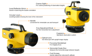Niveau automatique bibo SOUTH DSZ1 55X avec grossissement, étanche, pour mesures et nivellement, instrument de topographie - Product Image 2