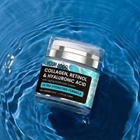 Crème hydratante profonde au collagène, au rétinol et à l'acide hyaluronique 7% Hyaluronica, crème éclaircissante pour le visage, soin de la peau, marque privée