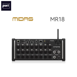 Console de mixage numérique <span class=keywords><strong>MIDAS</strong></span> <span class=keywords><strong>MR18</strong></span> à 18 entrées avec 16 préamplis <span class=keywords><strong>MIDAS</strong></span> PRO - Product Image 2