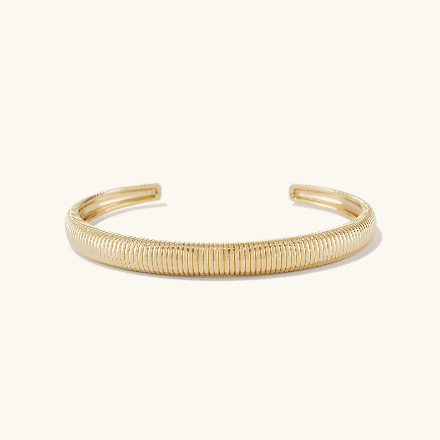 High Quality 925 Silver Gold Vermeil Plain Minimalist Large Cuff Bracelets & Bangles Jewelry Women