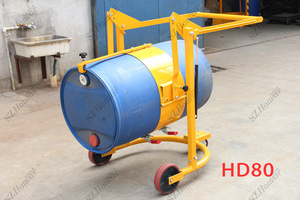 किफायती 300 किलोग्राम यांत्रिक रोटरी तेल ड्रम लिफ्टर मैनुअल कार रिवर्स कार्यक्षमता के साथ - Product Image 6