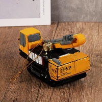 Mini-machine de perçage personnalisée pour ornements de Noël en résine, figurine suspendue, véhicule peint à la main pour sapin de Noël, décoration de maison, cadeau de fêtes
