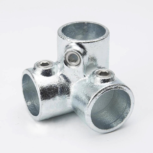 Codo de Salida Lateral de Hierro Fundido Galvanizado en Caliente de 128 mm, Conexión de Tres Vías de 90 Grados con Abrazadera, Certificado ISO9001 - Product Image 5